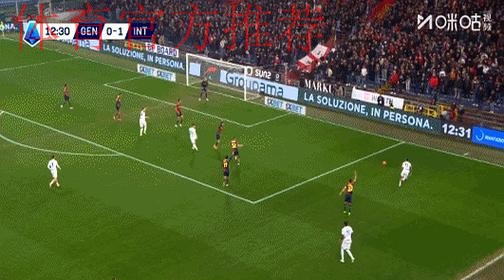 意甲-劳塔罗传射建功比塞克赛季首球 国米2-1热那亚